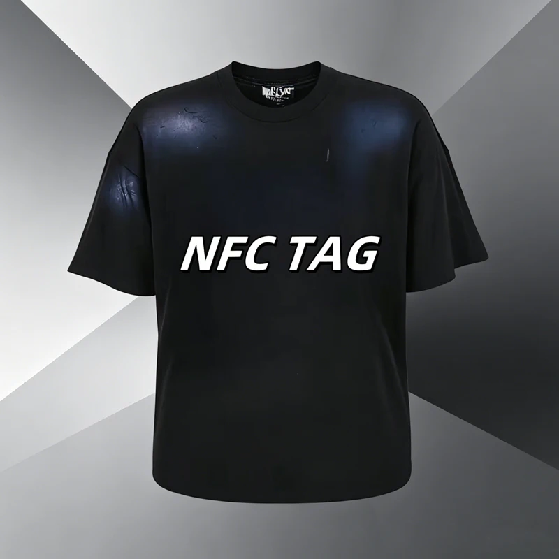 GYQ-Custom-Nfc-Scan-Summer-Fashion-T-Shirt-Men-and-Women-Large-Size-Loose-Sleeve-Short-Sleeve-Tee