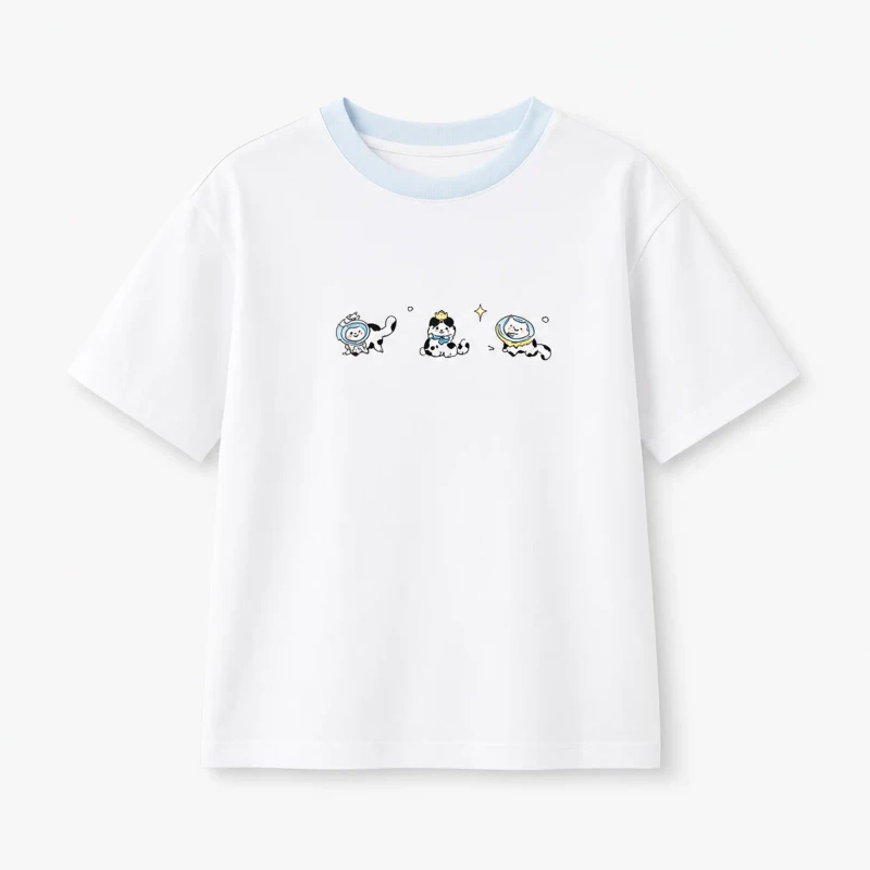 Girls-Letter-Print-T-Shirt-Cotton-Blend-Breathable-Quick-Dry-Summer-Casual-Kids-Daily-Wear-Tee