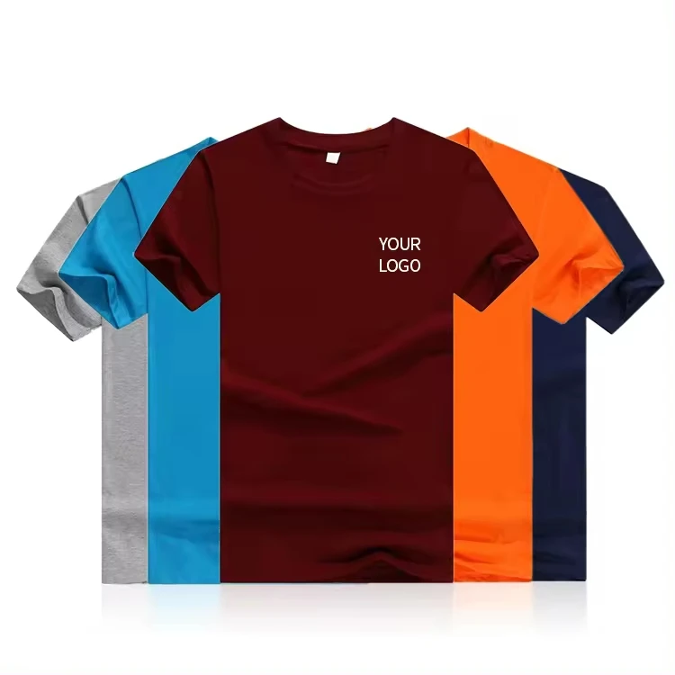 Good-Quality-Solid-Color-Cotton-Polyester-t-Shirts-Men-Over-Size-Crew-Neck-t-Shirts-Support-Custom-logo-Blank-t-Shirts