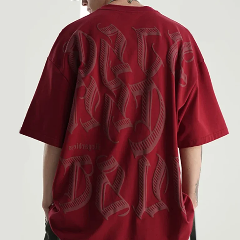 Graphic-Tee-Custom-Logo-Men-Tshirt-for-3D-Puff-Print-T-Shirts-260-GSM-High-Quality-Puff-Print-Streetwear-Womens-Plain-Tee