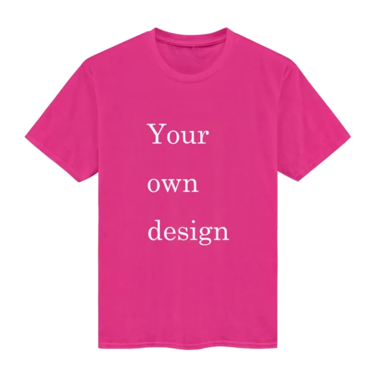 Graphic-Tshirt-Women-Graphic-Oversized-Tshirts-Women-T-Shirts-Unisex-Plain-100-Cotton-Hot-Pink-Shirts