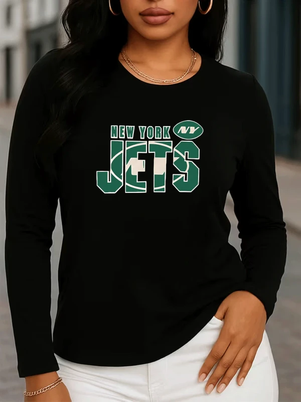 Graphic-Womens-Breathable-Digital-Printed-Long-Sleeve-T-Shirt-100-Cotton-Casual-for-Team-Spirit-Tee-Game-Day