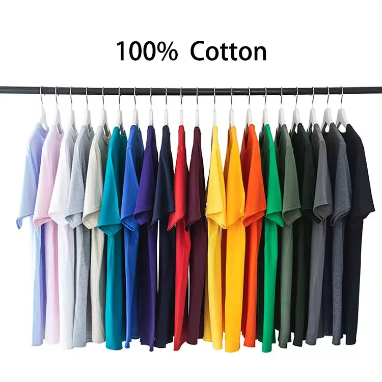 HY-100-Cotton-Premium-Breathable-Ring-Spun-Blank-T-Shirt-Custom-High-Quality-Summer-Man-T-shirts
