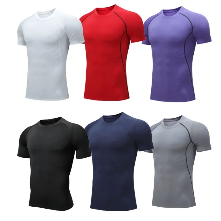 Half-Sleeves-Compressie-Shirts-Fitness-Workout-Men-T-Shirt-Cool-Underwear-Baselayer-Short-Sleeve-Basketball-Sport-Shirts