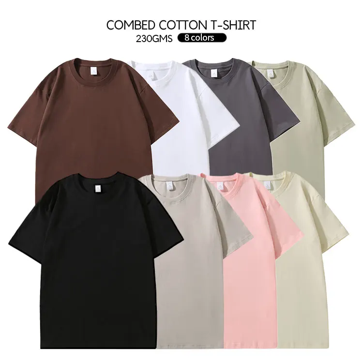 Heavy-Weight-Pure-Cotton-Men-T-Shirts-Custom-Logo-Oversize-Round-Neck-Mens-T-Shirts
