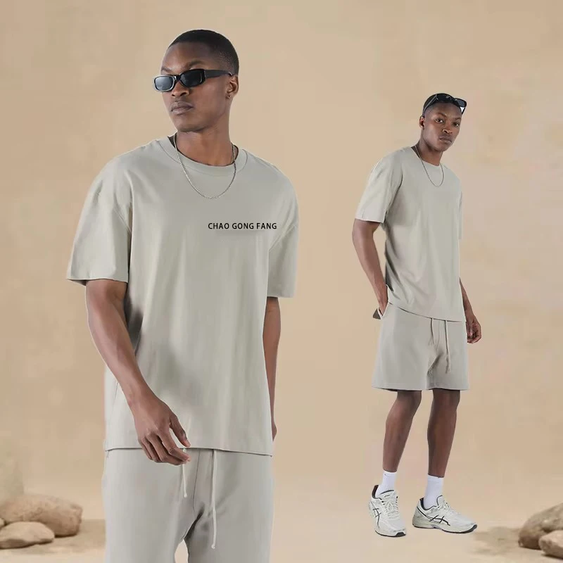Heavyweight-Cotton-Mandarin-Collar-Oversized-Tee-Custom-Screen-Printed-Graphic-Unisex-Mens-Womens-T-Shirt