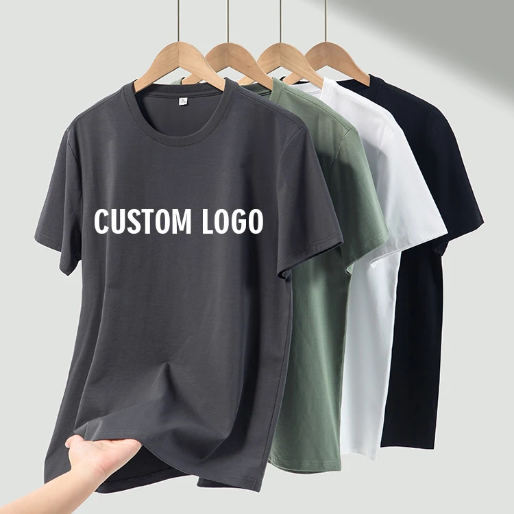 Heavyweight-Custom-Blank-Designer-US-Sized-3D-Puff-Print-Oversized-Tshirt-Mens-T-shirt