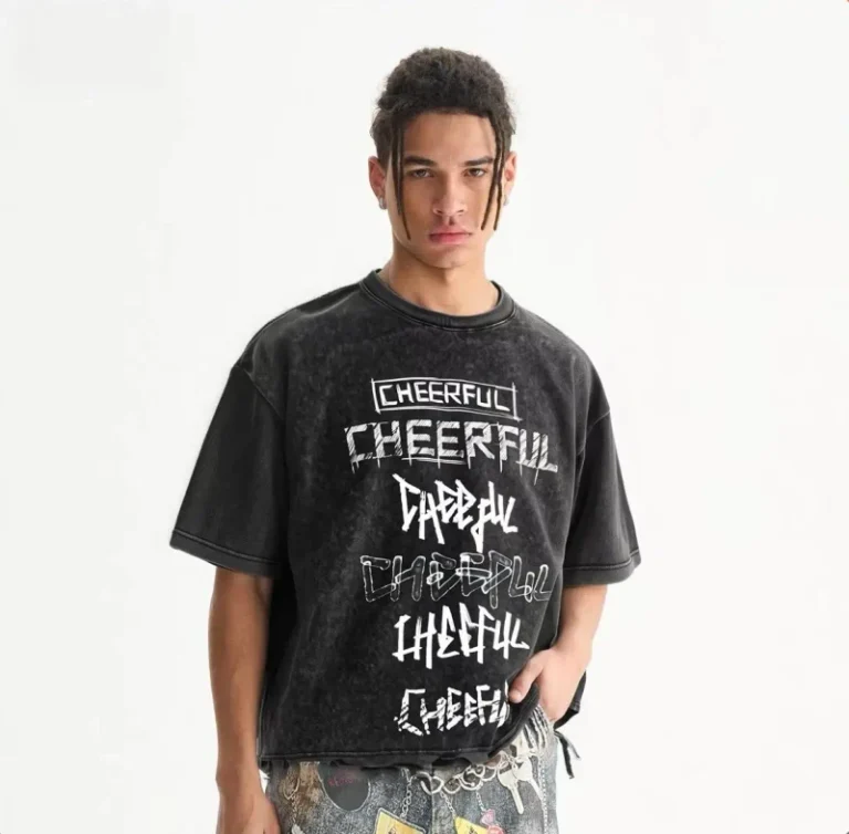 Heavyweight-Distressed-T-Shirt-Vintage-Washed-Hand-Ripped-Streetwear-Graphic-Print-Unisex-Plus-Size-Tee