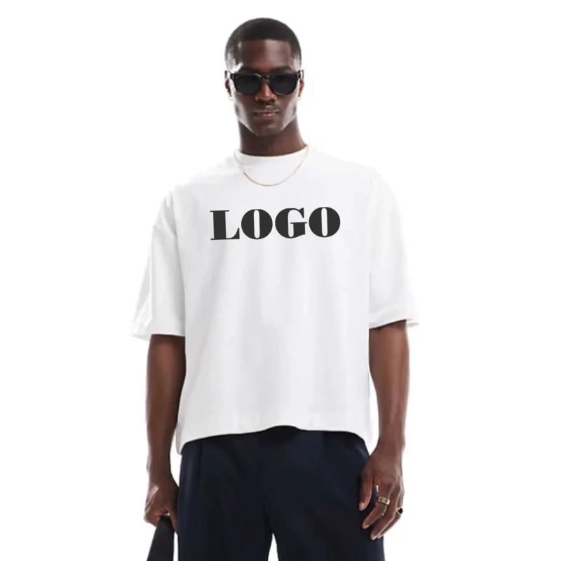 Heavyweight-Luxury-270-300-Gsm-Streetwear-Soft-Dtg-Graphic-Mens-Cotton-Custom-Screen-Printing-Boxy-Oversized-Cropped-T-Shirt