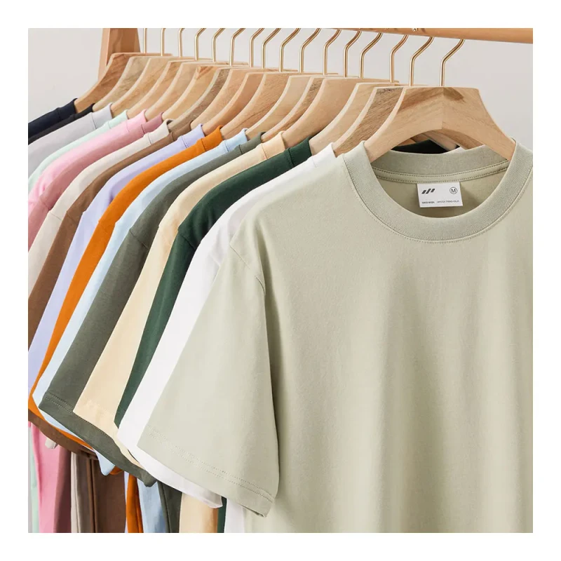 Heavyweight-Plain-Tshirts-Oversized-Cotton-Sock-Logo-Design-240-Gsm-Cotton-T-Shirt