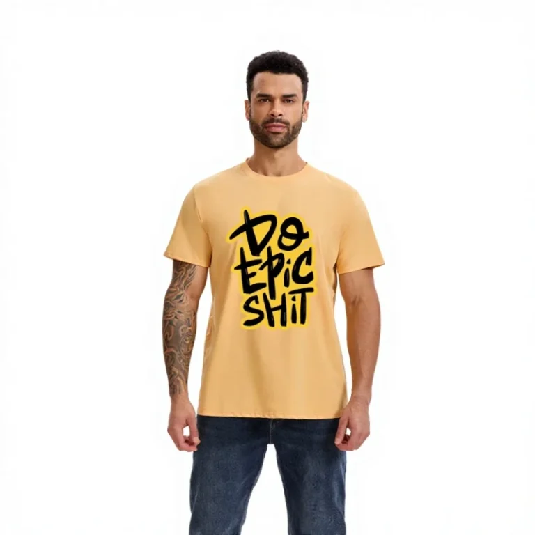 Heavyweight-Plus-size-Neck-180g-Mercerized-Cotton-Cartoon-Printed-Mens-Summer-Casual-Loose-Breathable-Digital-Direct-T-shirt