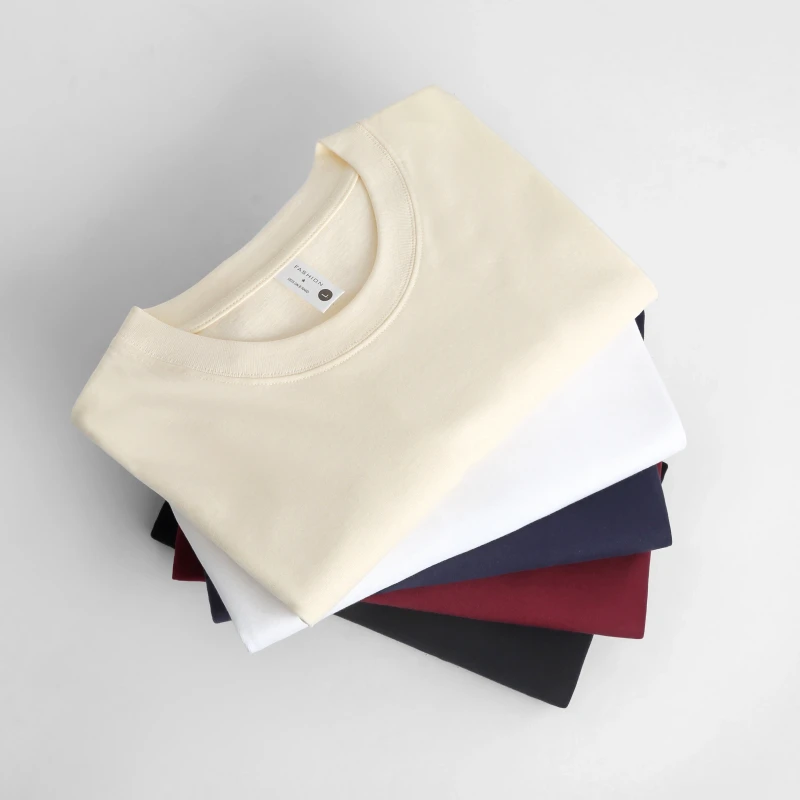 High-Quality-100-Cotton-Blank-T-shirts-Heavyweight-Oversized-Tshirt-Printing-Custom-Mens-T-Shirt