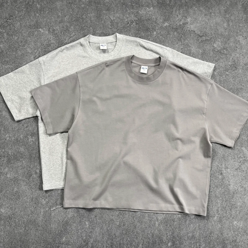 High-Quality-100-Cotton-Box-Fit-T-Shirt-275gsm-Mens-Casual-Oversized-Boxy-Tee-100-Cotton-Tshirt-Blank-Custom-Tshirt-BOXY