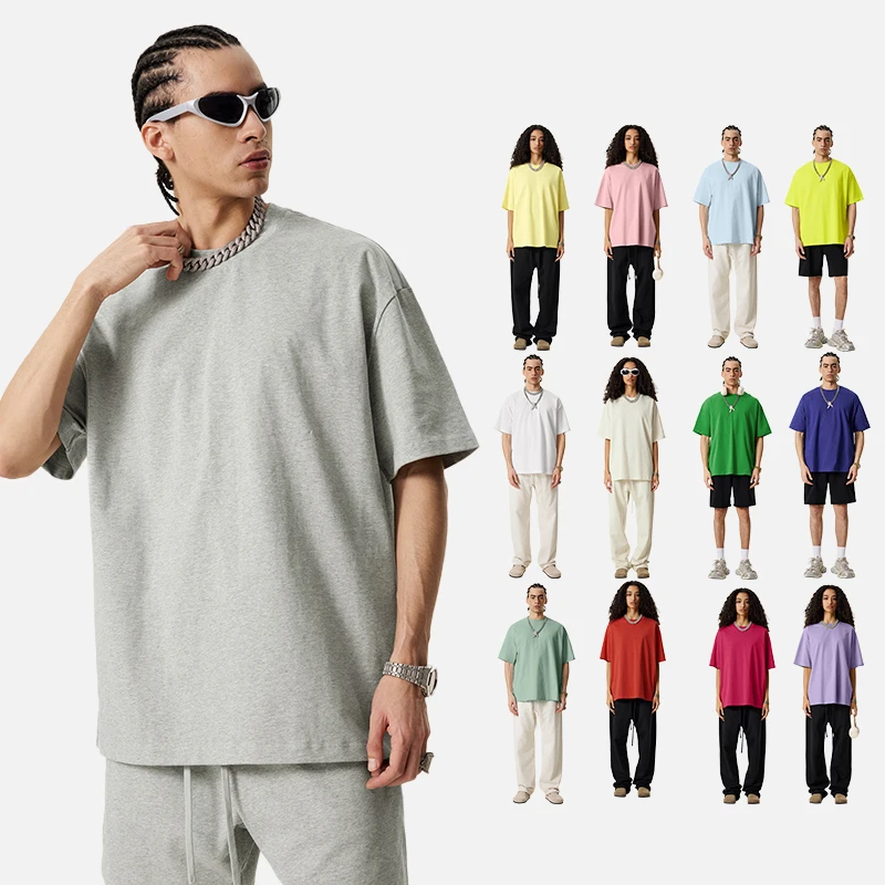 High-Quality-100-Cotton-Custom-Print-Logo-Heavy-Weight-Luxury-Tshirt-Unisex-Boxy-Fit-Blank-T-Shirt-Oversize-Mens-T-shirt-a-1