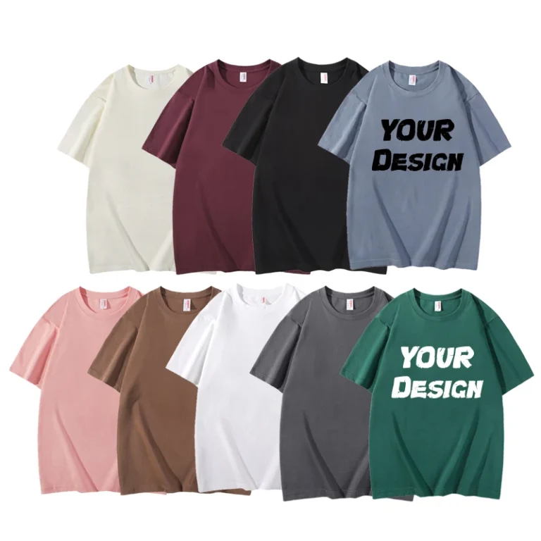 High-Quality-100-Cotton-Knitted-220-GSM-Mens-Oversized-Silk-Screen-Printed-Plain-White-Blank-T-Shirt-Eco-Friendly-Anti-Pilling