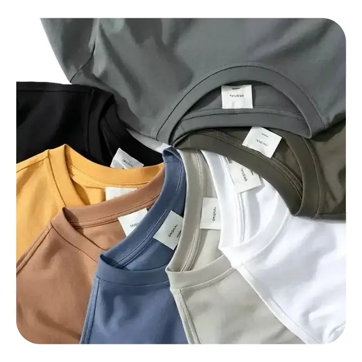 High-Quality-100-Cotton-Summer-Custom-LOGO-Print-T-shirt-Mens-Blank-Plain-T-Shirts-Premium-Cotton-210gsm-t-Shirt