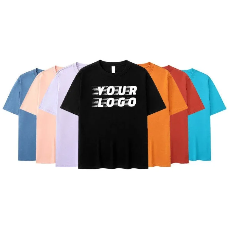 High-Quality-100-Cotton-Tshirts-for-Men-T-Shirts-Plain-Custom-DTG-Printing-Oversized-White-Blank-T-Shirt-3