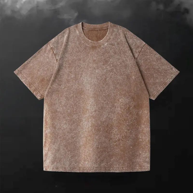 High-Quality-100-Cotton-Vintage-Heavyweight-Oversized-Streetwear-Snowflakes-Acid-Wash-Custom-Logo-Men-t-Shirt