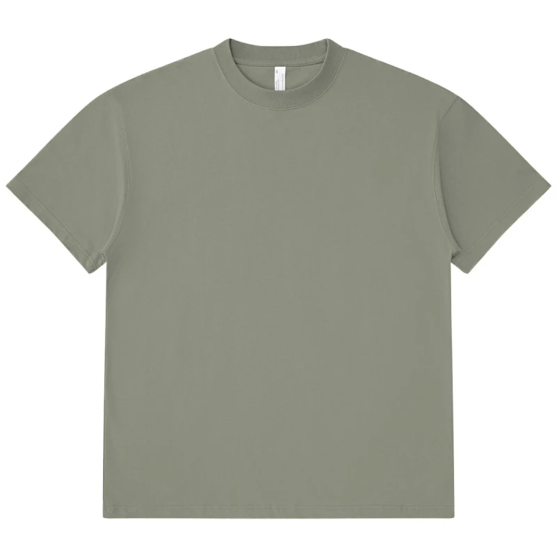 High-Quality-100-Organic-Cotton-Mens-T-Shirts-Custom-Design-Blank-230-Grams-Plain-Tshirt-Knitted-Fabric