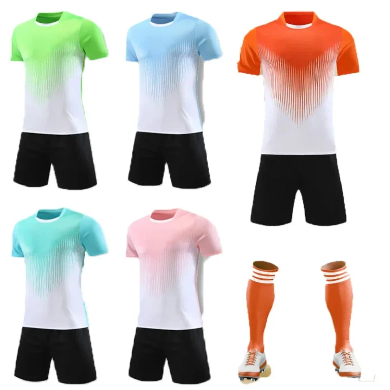 High-Quality-100-Polyester-Stretch-Dry-Fit-Athletic-Short-Sleeve-T-Shirts-Soccer-Jersey-Short-Sets-for-Boys-Children