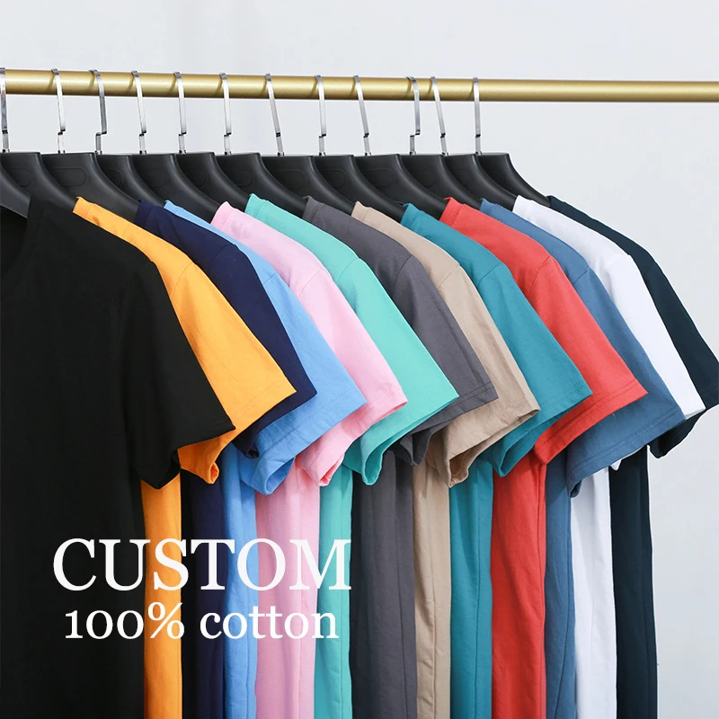 High-Quality-100-Premium-Cotton-Custom-Cool-Mens-t-Shirts-LOGO-Screen-Print-Mens-Blank-Plain-Mens-Shirts