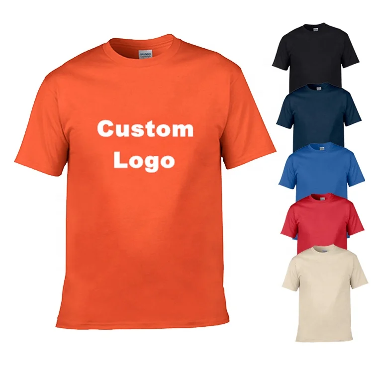High-Quality-150g-100-Cotton-Crew-Collar-Unisex-Plain-Blank-Promotional-Gifts-Custom-logo-Tshirt-OEM