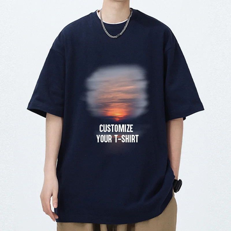 High-Quality-200gsm-Organic-Cotton-Mens-T-Shirts-Casual-Style-Regular-Sleeve-Plus-Size-Blank-Solid-Eco-Friendly-O-Neck