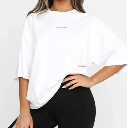 High-Quality-210g-100-Cotton-Plain-White-Plus-Size-T-Shirts-Blank-Custom-Graphic-Women-t-Shirts-and-Mens-Oversized-T-Shirt