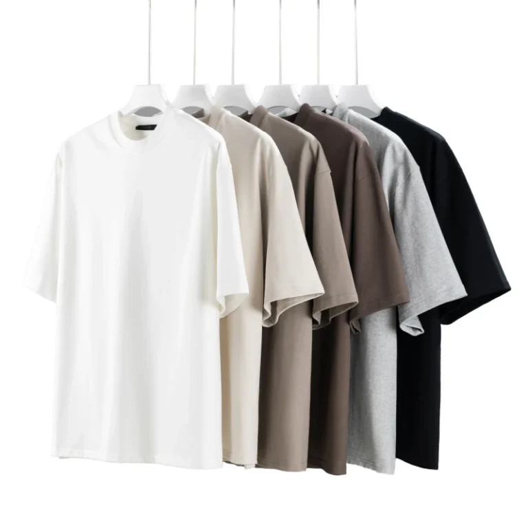 High-Quality-240-Grams-Blank-100-Organic-Cotton-Plain-Tshirt-Mens-Tshirts-Mens-T-shirts