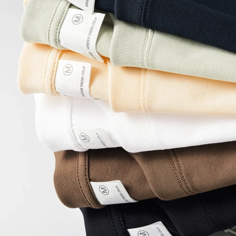 High-Quality-240Gsm-Blank-Drop-Shoulder-T-Shirt-100-Cotton-Heavyweight-Oversized-Tshirt-Custom-Mens-T-shirts
