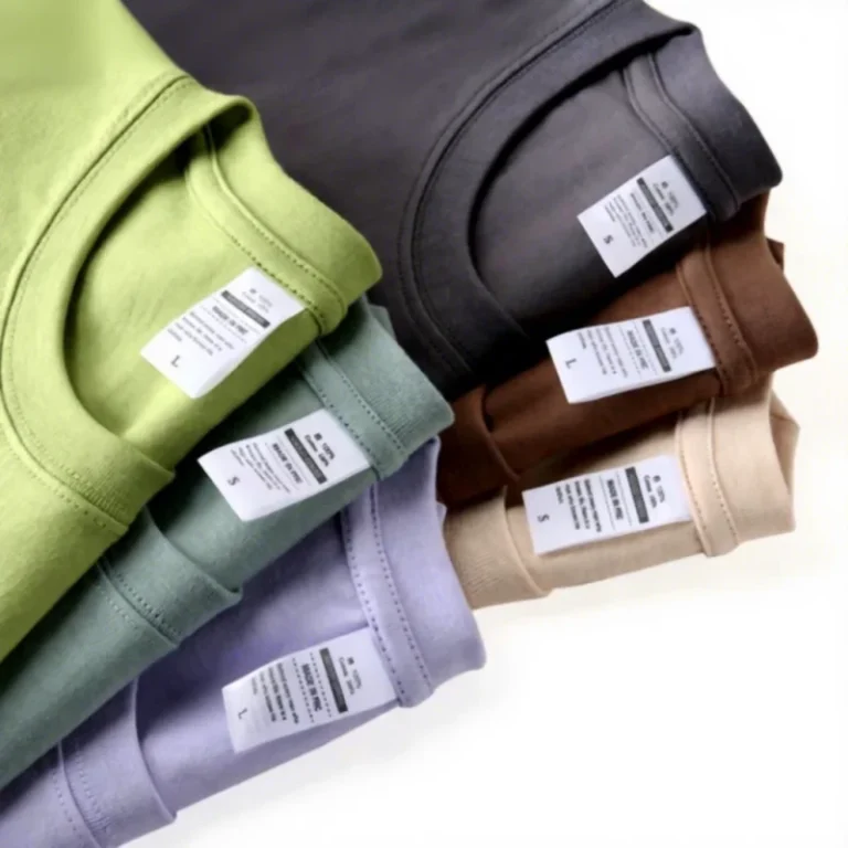 High-Quality-280g-Custom-Design-Blank-100-Organic-Cotton-Plain-T-shirt-Mens-T-shirt