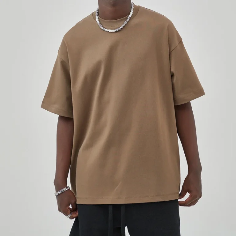 High-Quality-385GSM-Heavyweight-100-Cotton-Mens-T-Shirts-Spot-Goods-Plus-Size-T-Shirt-Blank-Oversized-Tee