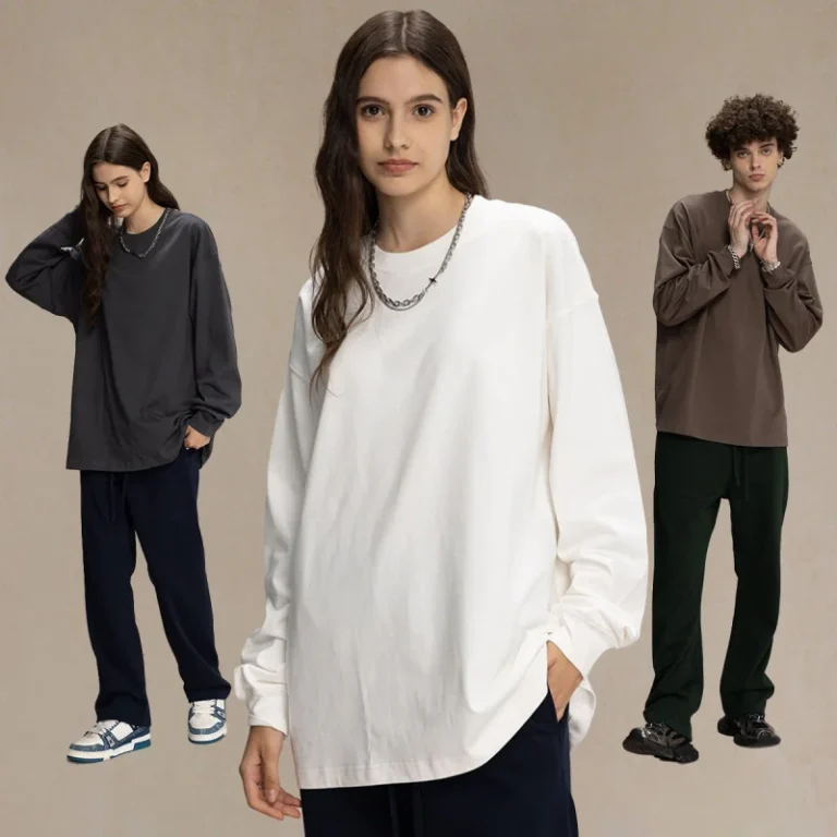 High-Quality-385grams-Heavyweight-Custom-Oversized-100cotton-Long-Sleeves-t-Shirt-for-Man