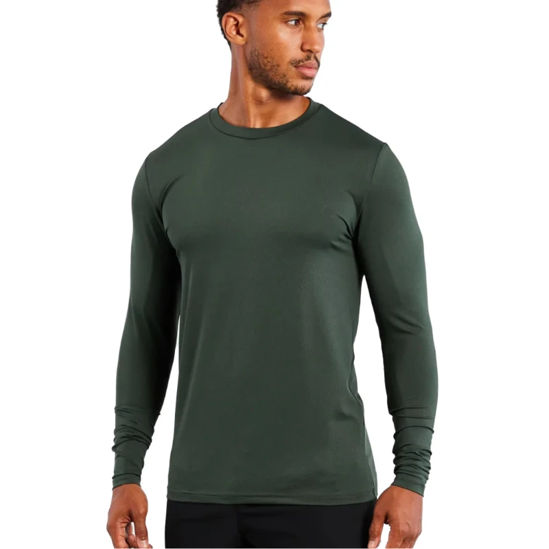 High-Quality-Blank-Breathable-Nylon-Spandex-Sports-Compression-T-Shirt-Men-Lightweight-Plus-Size-Regular-Fit-Quick-Dry