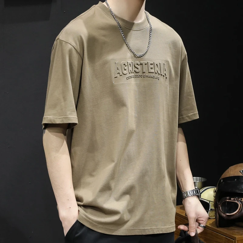 High-Quality-Brand-Custom-Printing-Graphic-Drop-Shoulder-Oversized-100-Cotton-Formal-Mens-T-shirts