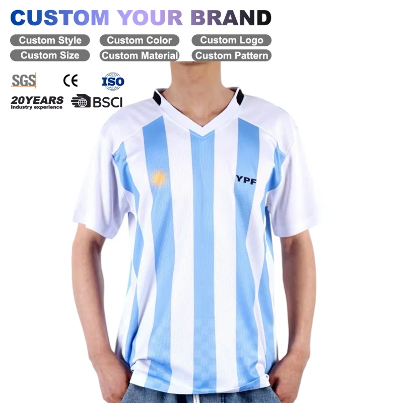 High-Quality-Breathable-Quick-Dry-100-Polyester-V-Neck-Jersey-T-Shirt-for-School-Sports-Meet-and-Community-Competition-Events