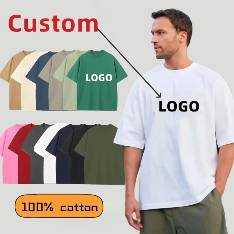 High-Quality-Cotton-Custom-T-Shirt-for-Men-Blank-Heavy-Weight-Oversized-Tshirt-Printing-Mens-T-Shirts-3