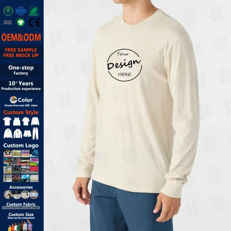 High-Quality-Cotton-Long-Sleeve-T-Shirts-Custom-Screen-Print-Logo-Blank-Streetwear-Long-Sleeve-Tee-for-Women-Shirts