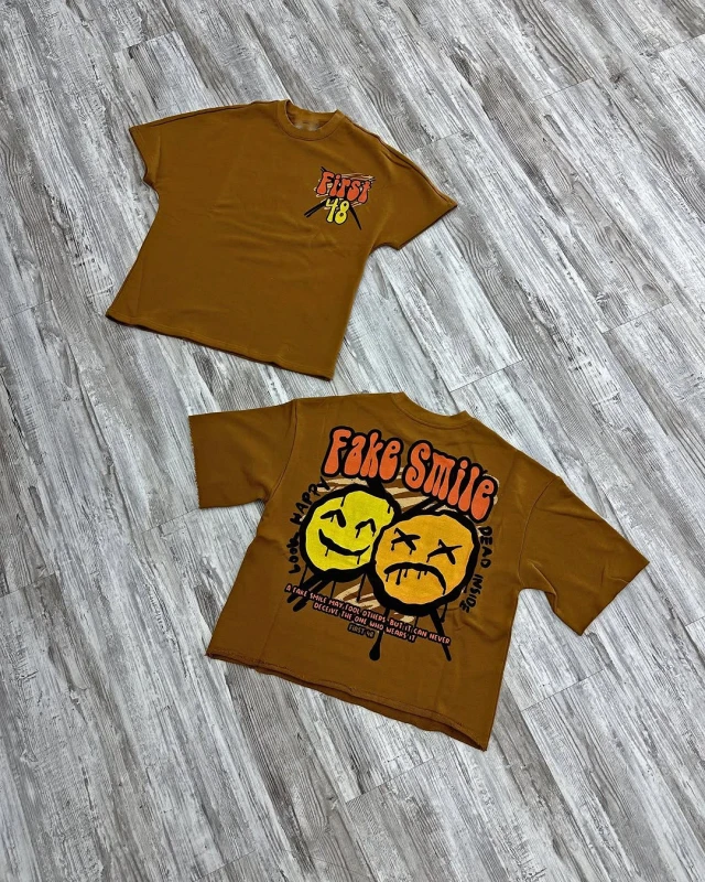 High-Quality-Cotton-T-Shirt-Summer-Trend-Graffiti-Print-T-Shirt-Customizable
