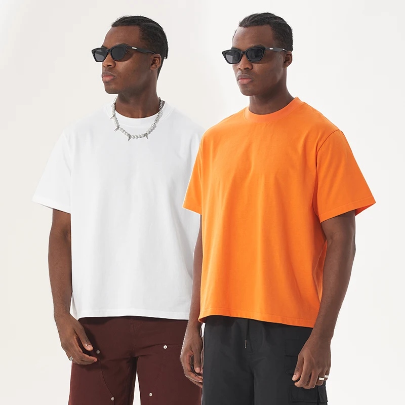 High-Quality-Cropped-Boxy-Fit-T-shirt-Casual-Oversized-Tee-100-Cotton-Tshirt-Blank-Custom-t-Shirt-for-Men-1