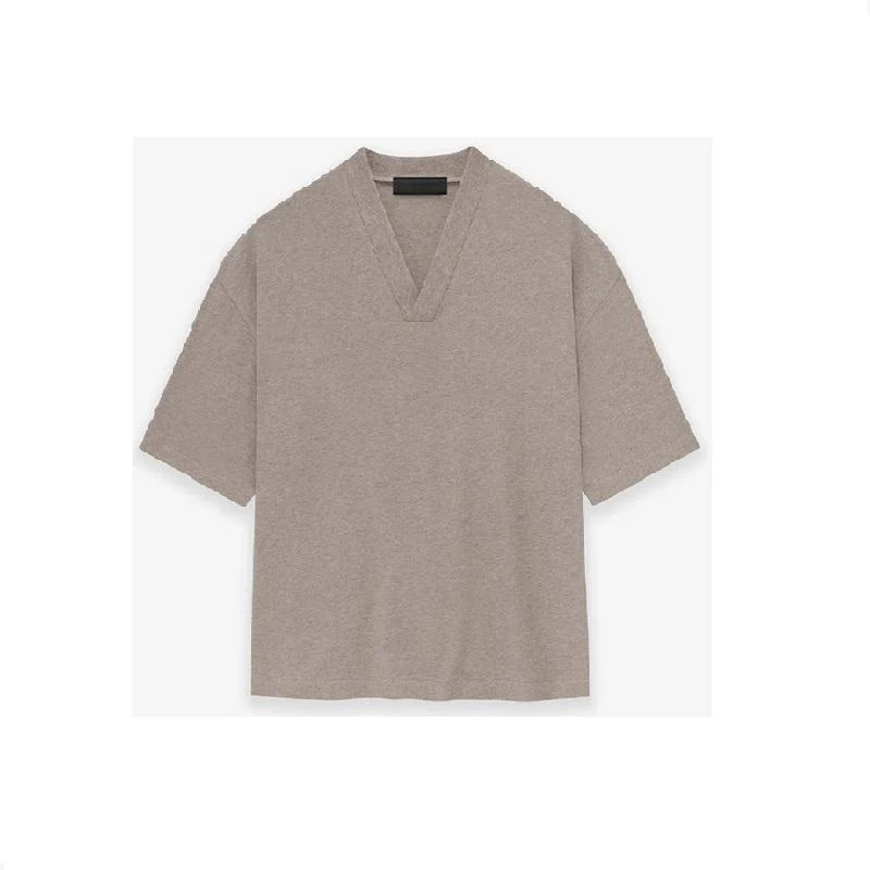 High-Quality-Custom-Mens-V-Neck-T-Shirts-100-Organic-Cotton-Plus-Size-Heavyweight-Blank-Tee-Tshirts-for-Men
