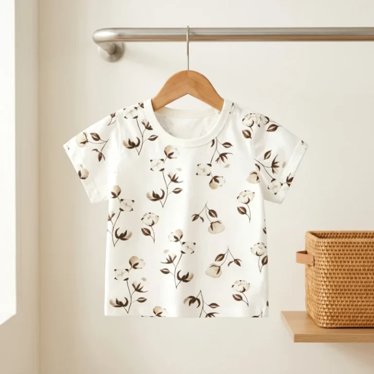 High-Quality-Custom-ODM-OEM-100-Organic-Cotton-Knitted-Eco-Friendly-Breathable-Print-Pattern-Short-Sleeve-Baby-T-shirt