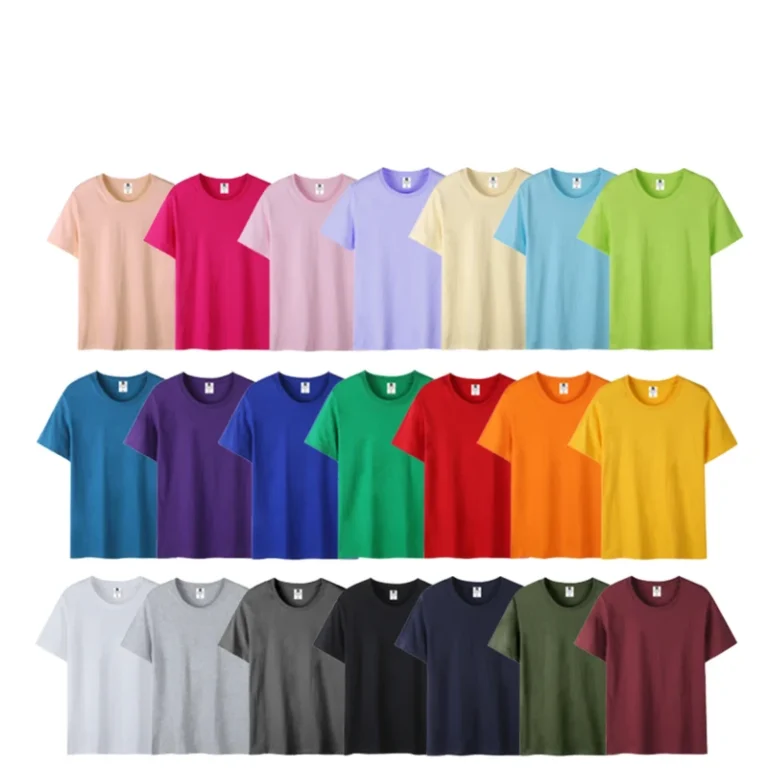 High-Quality-Custom-logo-Mens-Summer-Round-Neck-200grams-T-shirts-Customize-Digital-Printing-logo-Tshirts-for-Unisex