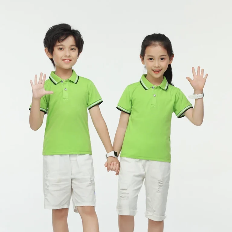 High-Quality-Customized-Logo-Kids-Boys-and-Girls-Plain-Blank-Short-Sleeve-t-Shirts-Custom-Children-Polo-Shirt