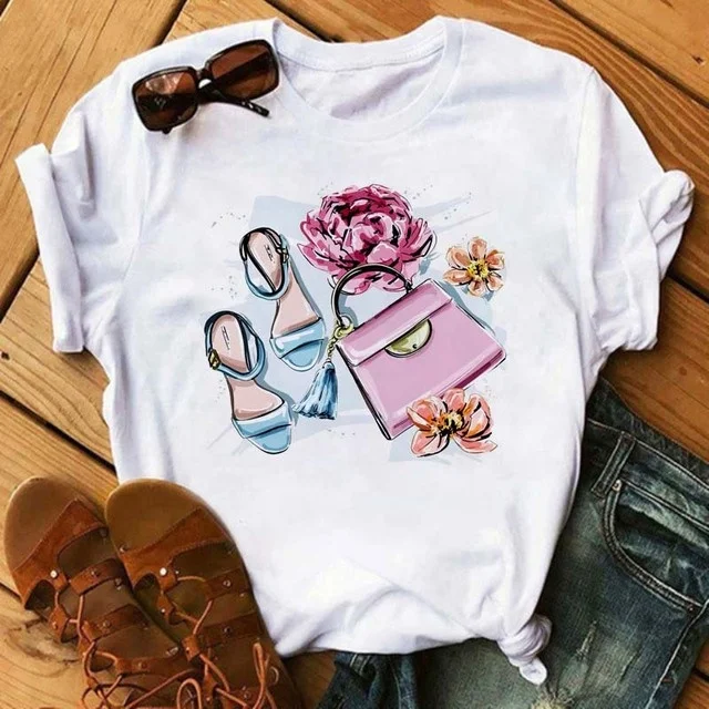 High-Quality-Graphic-Womens-T-Shirts-Camiseta-Tee-Top-for-Girls-Printed-Custom-Y2K-Top-Womens-Blouses-Shirts