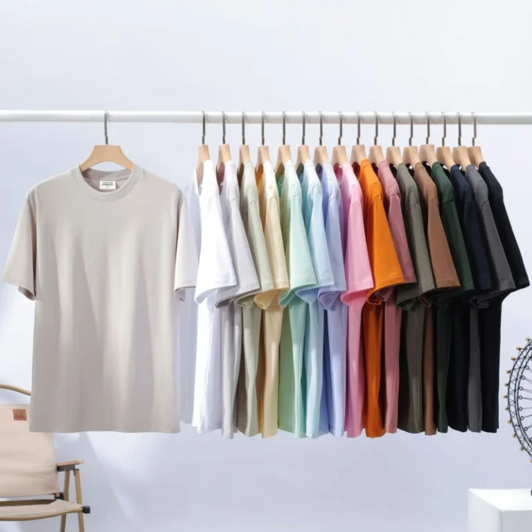 High-Quality-Heavyweight-T-shirt-Custom-Oversized-Blank-Plain-T-Shirts-Letter-Printing-Graphic-230-Gsm-Cotton-T-shirts-for-Men