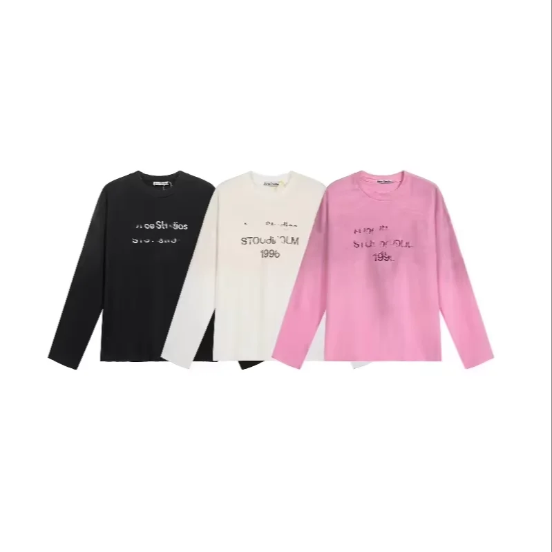 High-Quality-High-Street-Long-Sleeve-Loose-Mens-Womens-Couples-T-Shirt