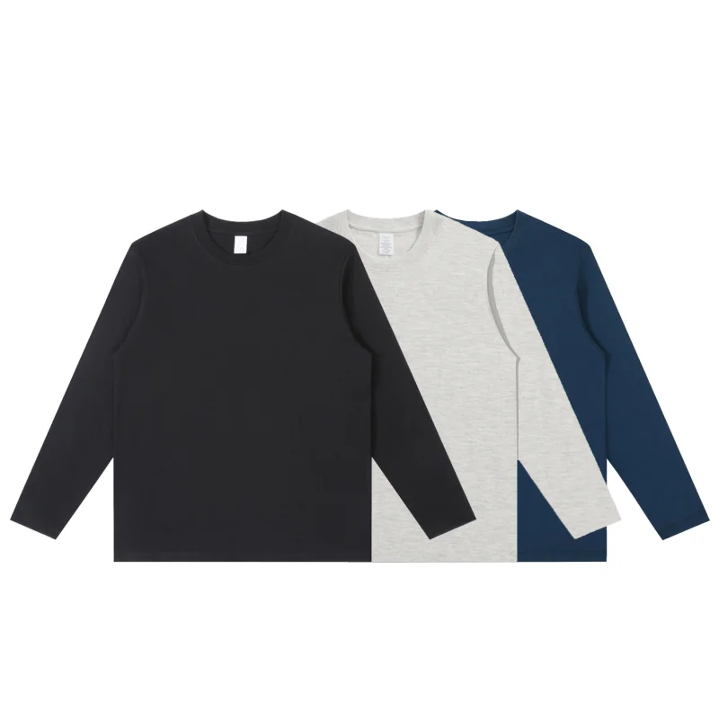 High-Quality-Long-Sleeve-T-shirt-230-Grams-100-Cotton-Custom-logo-Heavy-Mens-Printing-t-Shirt-Cotton-Regular-Fit