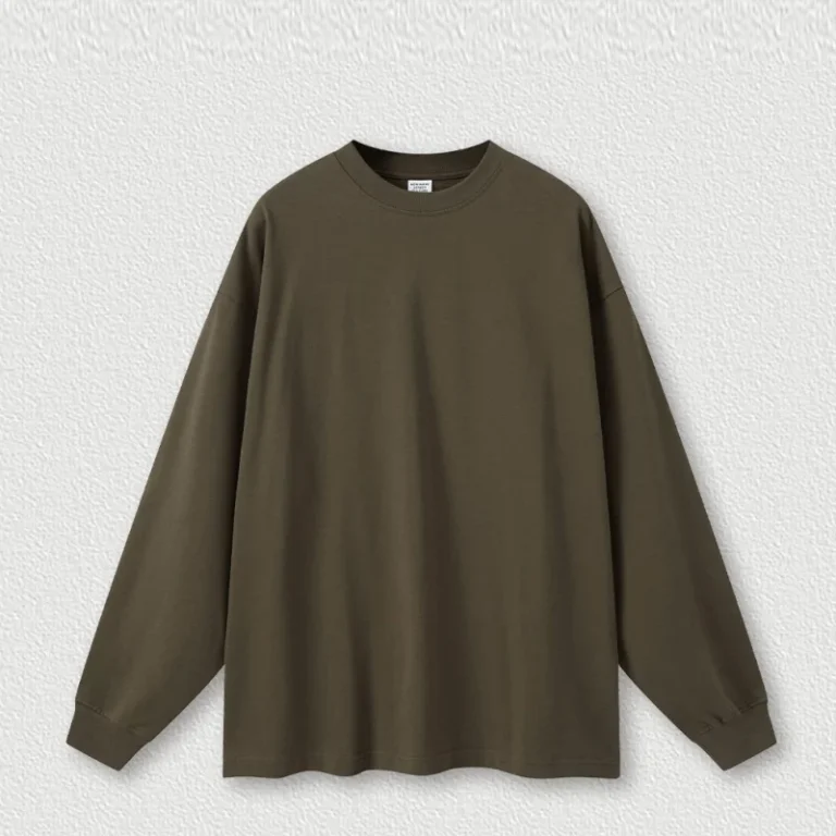 High-Quality-Long-Sleeve-T-shirt-Oversized-Blank-Long-Sleeve-t-Shirt-Heavy-100cotton-for-Men
