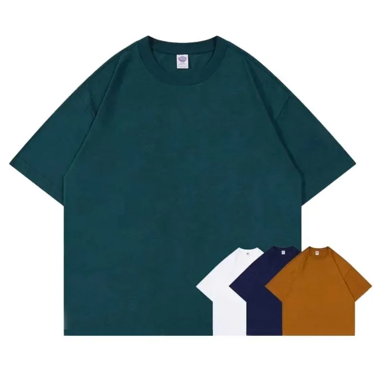 High-Quality-Men-Custom-Letter-Logo-Tshirt250g-Heavyweight-Pure-Cotton-High-Street-Round-Neck-Short-sleeved-3D-Puff-T-shirt